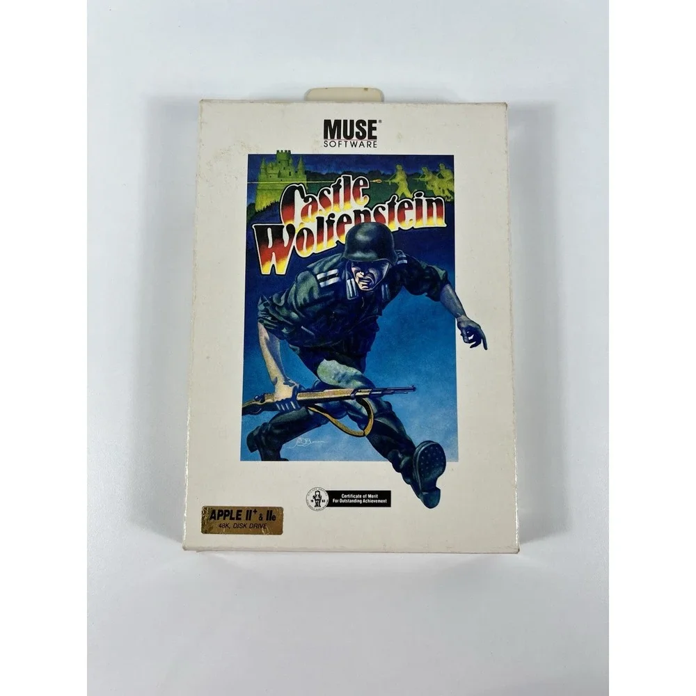 Castle Wolfenstein For Apple II+/IIe MUSE Software Game 5.25 Floppy 1982